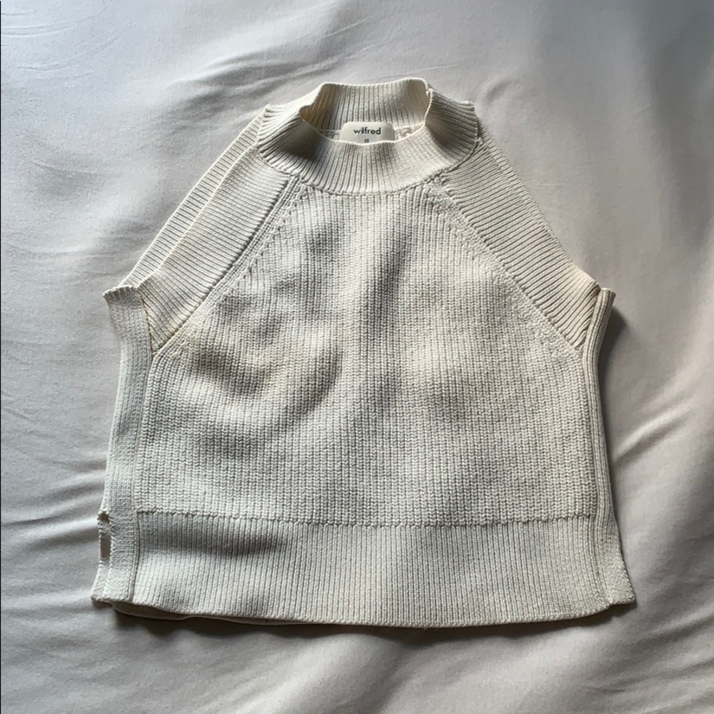 Aritzia Wilfred Knit Top XS